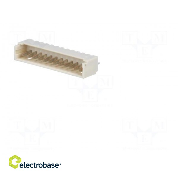 Socket | wire-board | male | PicoBlade | 1.25mm | PIN: 12 | THT | 1A | tinned paveikslėlis 2