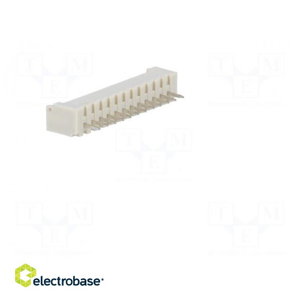 Socket | wire-board | male | PicoBlade | 1.25mm | PIN: 12 | THT | 1A | tinned paveikslėlis 4