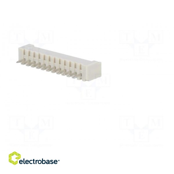 Socket | wire-board | male | PicoBlade | 1.25mm | PIN: 12 | THT | 1A | tinned paveikslėlis 6