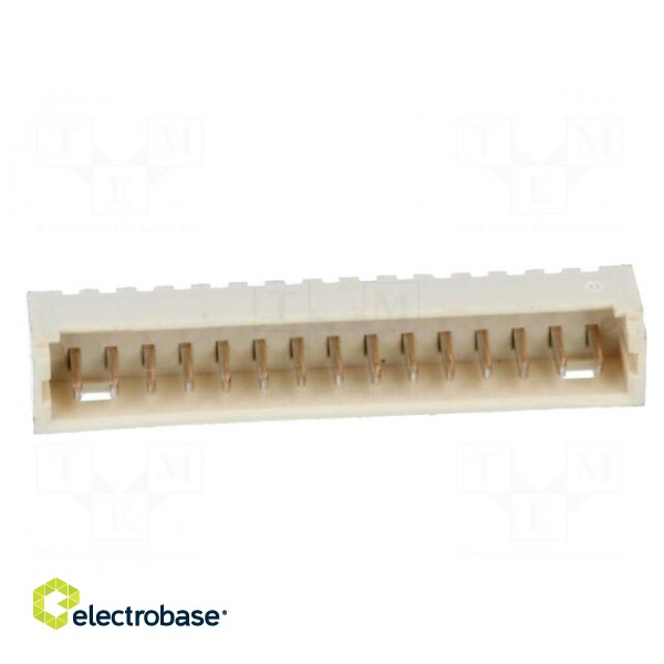 Socket | wire-board | male | PicoBlade | 1.25mm | PIN: 15 | THT | 1A | tinned image 9