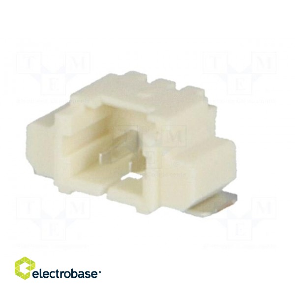 Socket | wire-board | male | PicoBlade™ | 1.25mm | PIN: 2 | SMT | 1A | tinned image 2