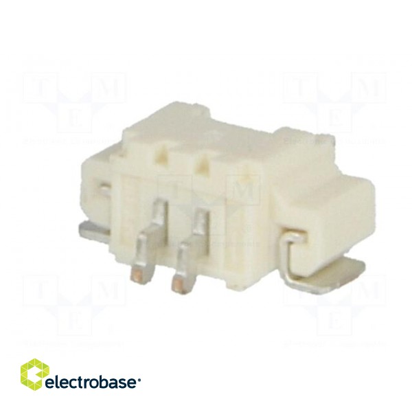 Socket | wire-board | male | PicoBlade™ | 1.25mm | PIN: 2 | SMT | 1A | tinned image 6