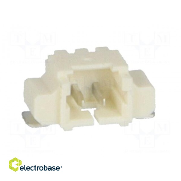 Socket | wire-board | male | PicoBlade™ | 1.25mm | PIN: 2 | SMT | 1A | tinned image 9