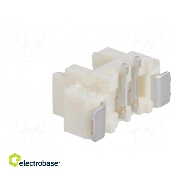 Socket | wire-board | male | PicoBlade | 1.25mm | PIN: 2 | SMT | 1A | tinned paveikslėlis 4