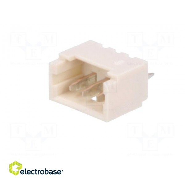 Socket | wire-board | male | PicoBlade™ | 1.25mm | PIN: 3 | THT | 1A | tinned image 2