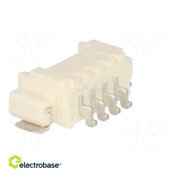 Socket | wire-board | male | PicoBlade | 1.25mm | PIN: 4 | SMT | 1A | tinned фото 4