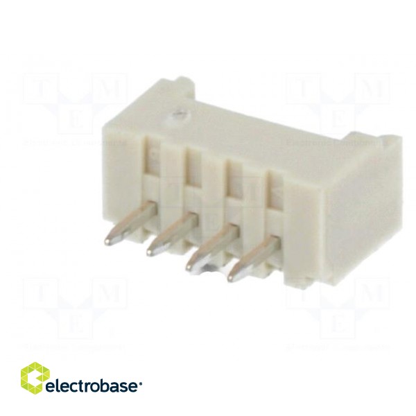 Socket | wire-board | male | PicoBlade™ | 1.25mm | PIN: 4 | THT | 1A | tinned image 6