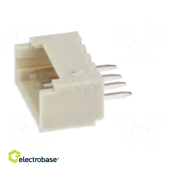 Socket | wire-board | male | PicoBlade™ | 1.25mm | PIN: 4 | THT | 1A | tinned image 3