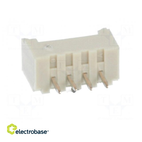 Socket | wire-board | male | PicoBlade™ | 1.25mm | PIN: 4 | THT | 1A | tinned image 5