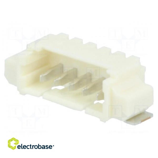 Socket | wire-board | male | PicoBlade | 1.25mm | PIN: 5 | SMT | 1A | tinned paveikslėlis 1