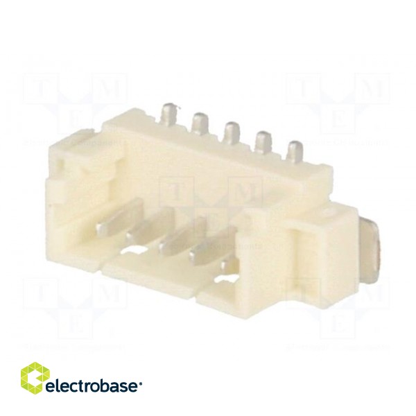 Socket | wire-board | male | PicoBlade™ | 1.25mm | PIN: 5 | SMT | 1A | tinned image 2