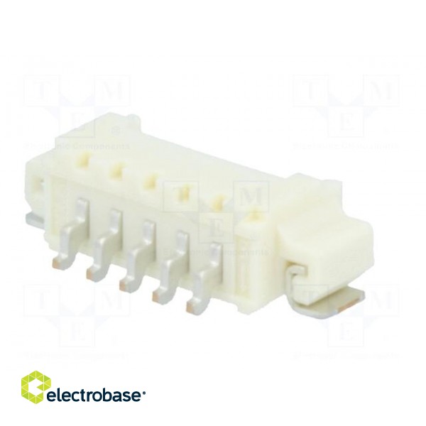 Socket | wire-board | male | PicoBlade | 1.25mm | PIN: 5 | SMT | 1A | tinned paveikslėlis 6
