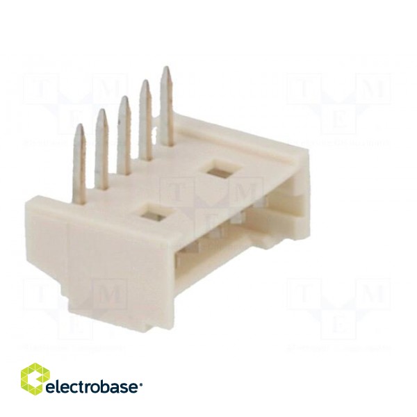 Socket | wire-board | male | PicoBlade™ | 1.25mm | PIN: 5 | THT | 1A | tinned image 8