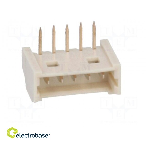 Socket | wire-board | male | PicoBlade™ | 1.25mm | PIN: 5 | THT | 1A | tinned image 9