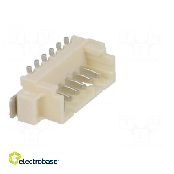 Socket | wire-board | male | PicoBlade | 1.25mm | PIN: 6 | SMT | 1A | tinned фото 8