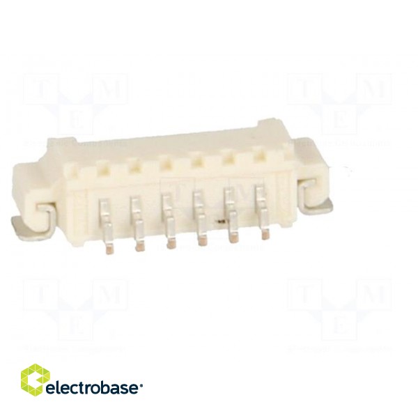 Socket | wire-board | male | PicoBlade | 1.25mm | PIN: 6 | SMT | 1A | tinned фото 5
