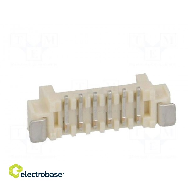 Socket | wire-board | male | PicoBlade | 1.25mm | PIN: 6 | SMT | 1A | tinned paveikslėlis 5