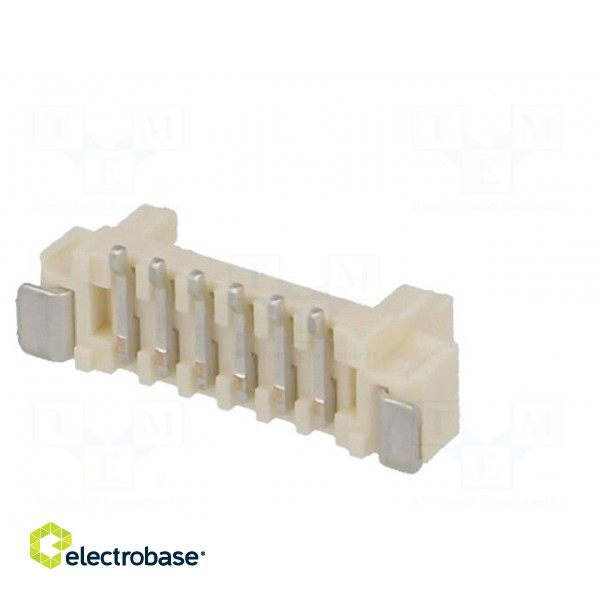 Socket | wire-board | male | PicoBlade | 1.25mm | PIN: 6 | SMT | 1A | tinned paveikslėlis 6