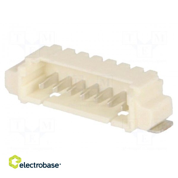 Socket | wire-board | male | PicoBlade | 1.25mm | PIN: 7 | SMT | 1A | tinned image 1