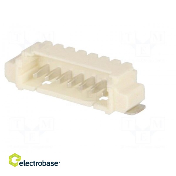 Socket | wire-board | male | PicoBlade | 1.25mm | PIN: 7 | SMT | 1A | tinned image 2