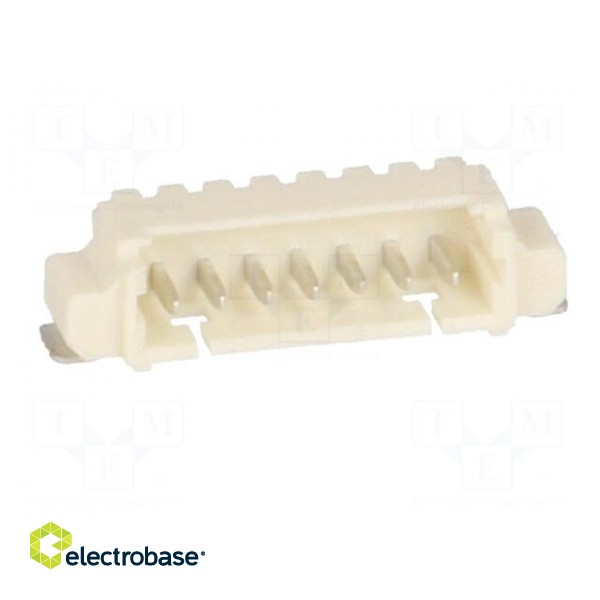 Socket | wire-board | male | PicoBlade™ | 1.25mm | PIN: 7 | SMT | 1A | tinned image 9