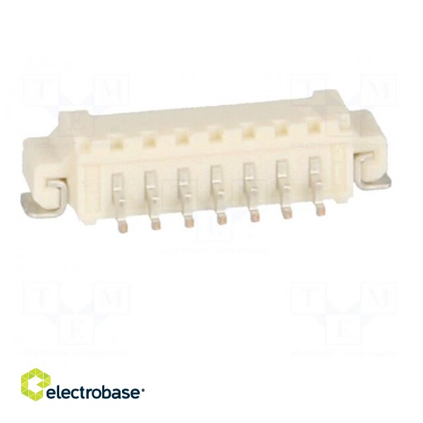 Socket | wire-board | male | PicoBlade™ | 1.25mm | PIN: 7 | SMT | 1A | tinned image 5