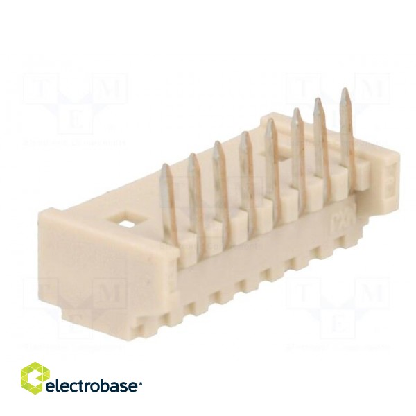 Socket | wire-board | male | PicoBlade™ | 1.25mm | PIN: 8 | THT | 1A | tinned image 4