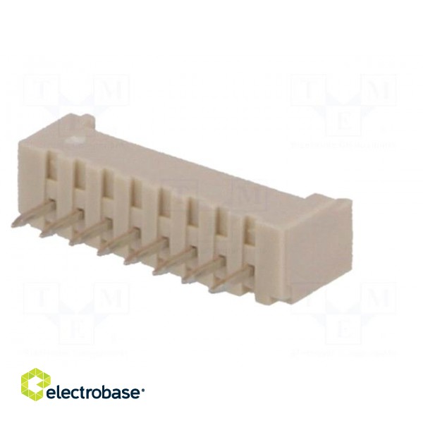 Socket | wire-board | male | PicoBlade | 1.25mm | PIN: 8 | THT | 1A | tinned image 6