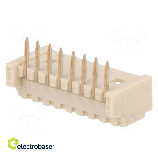 Socket | wire-board | male | PicoBlade™ | 1.25mm | PIN: 8 | THT | 1A | tinned image 6