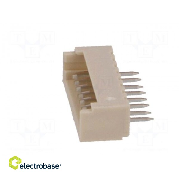 Socket | wire-board | male | PicoBlade | 1.25mm | PIN: 8 | THT | 1A | tinned image 3