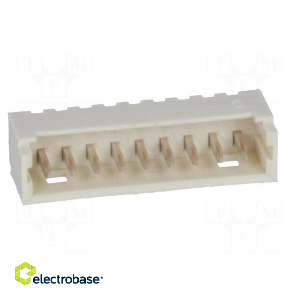 Socket | wire-board | male | PicoBlade | 1.25mm | PIN: 9 | THT | 1A | tinned image 9