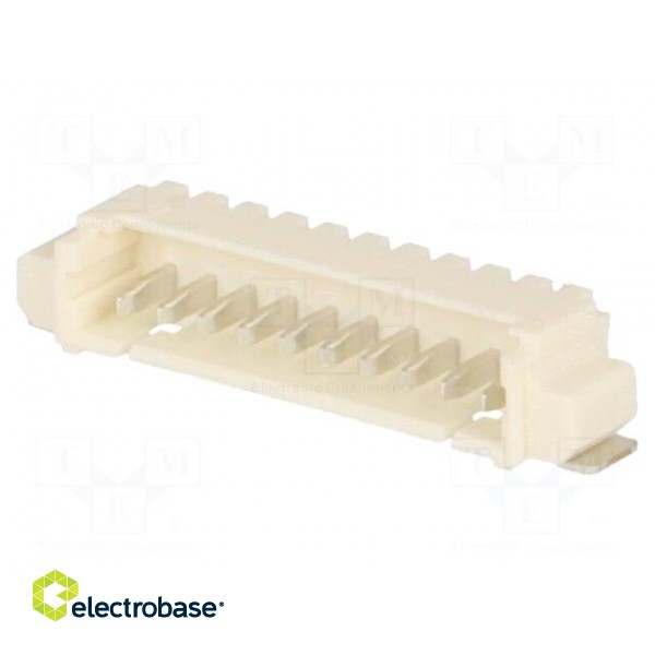 Socket | wire-board | male | PicoBlade™ | 1.25mm | PIN: 10 | SMT | 1A | 125V image 1