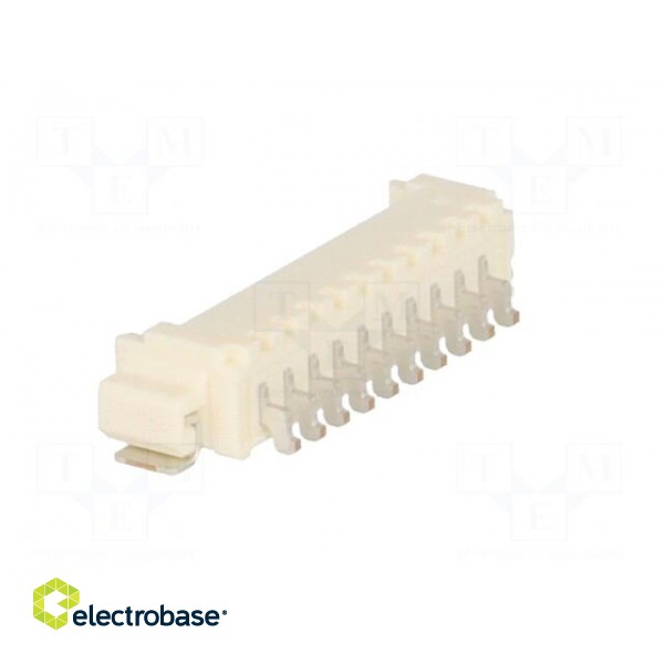 Socket | wire-board | male | PicoBlade | 1.25mm | PIN: 10 | SMT | 1A | tinned image 4