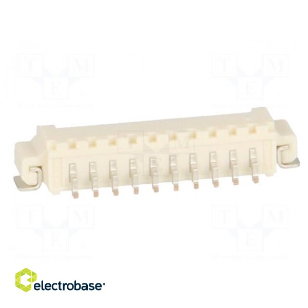 Socket | wire-board | male | PicoBlade | 1.25mm | PIN: 10 | SMT | 1A | tinned image 5