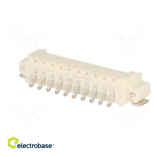 Socket | wire-board | male | PicoBlade | 1.25mm | PIN: 10 | SMT | 1A | tinned image 6