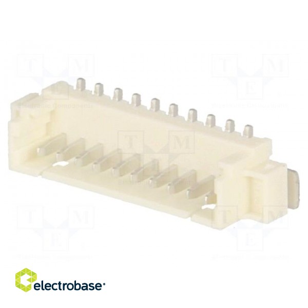 Socket | wire-board | male | PicoBlade™ | 1.25mm | PIN: 10 | SMT | 1A | 125V фото 1