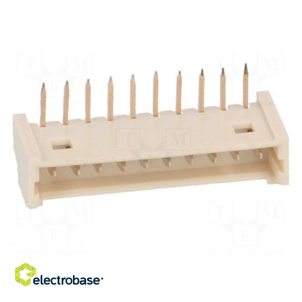 Socket | wire-board | male | PicoBlade™ | 1.25mm | PIN: 10 | THT | 1A | 125V image 9