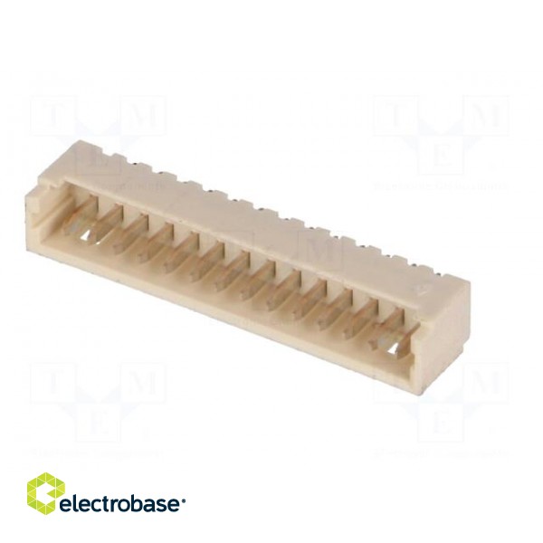 Socket | wire-board | male | PicoBlade™ | 1.25mm | PIN: 14 | THT | 1A | 125V image 2