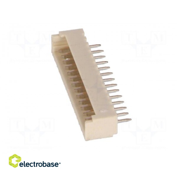 Socket | wire-board | male | PicoBlade | 1.25mm | PIN: 14 | THT | 1A | tinned image 3