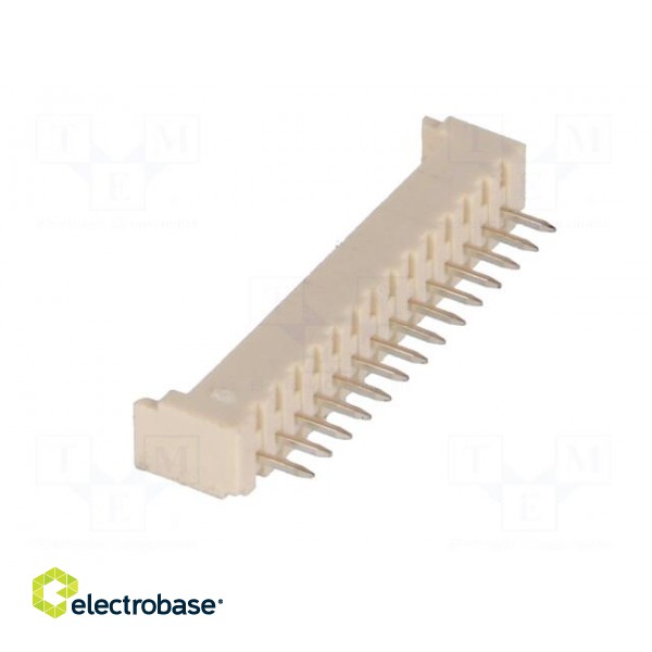 Socket | wire-board | male | PicoBlade | 1.25mm | PIN: 14 | THT | 1A | tinned фото 4
