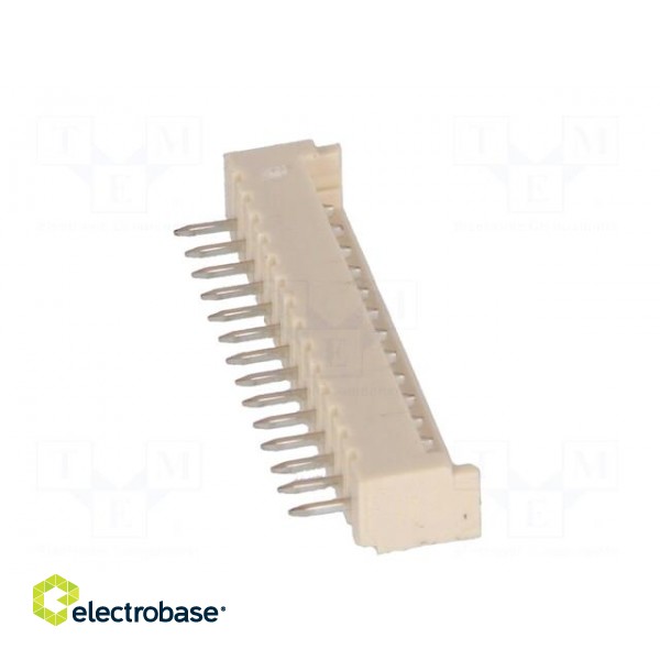 Socket | wire-board | male | PicoBlade | 1.25mm | PIN: 14 | THT | 1A | tinned image 7