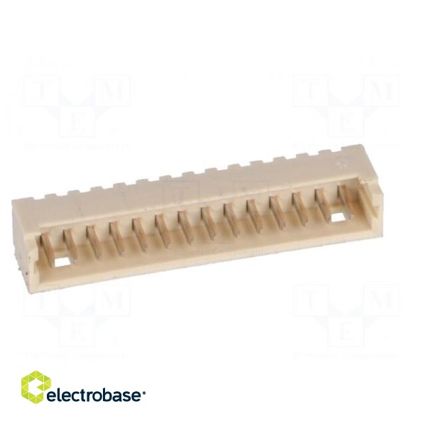Socket | wire-board | male | PicoBlade | 1.25mm | PIN: 14 | THT | 1A | tinned image 9