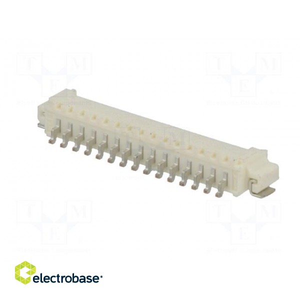 Socket | wire-board | male | PicoBlade | 1.25mm | PIN: 15 | SMT | 1A | tinned фото 6