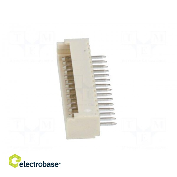 Socket | wire-board | male | PicoBlade | 1.25mm | PIN: 15 | THT | 1A | tinned фото 3