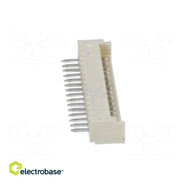 Socket | wire-board | male | PicoBlade | 1.25mm | PIN: 15 | THT | 1A | tinned image 7