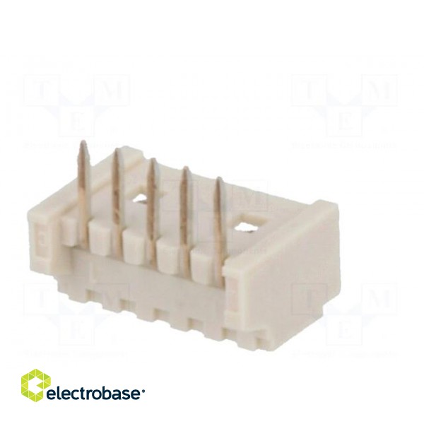 Socket | wire-board | male | PicoBlade™ | 1.25mm | PIN: 5 | THT | 1A | tinned image 6