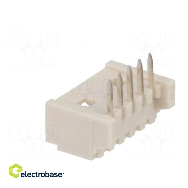 Socket | wire-board | male | PicoBlade™ | 1.25mm | PIN: 5 | THT | 1A | tinned image 4