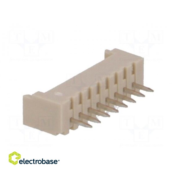 Socket | wire-board | male | PicoBlade | 1.25mm | PIN: 8 | THT | 1A | tinned image 4