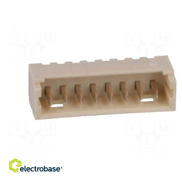 Socket | wire-board | male | PicoBlade | 1.25mm | PIN: 8 | THT | 1A | tinned image 9