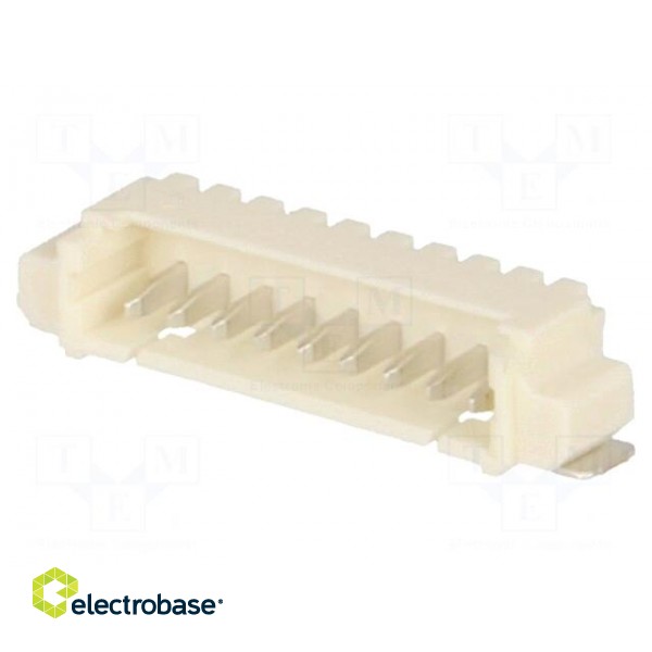 Socket | wire-board | male | PicoBlade™ | 1.25mm | PIN: 9 | SMT | 1A | tinned image 1